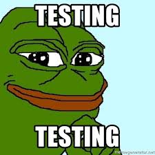 Testing Product (Main Frog)