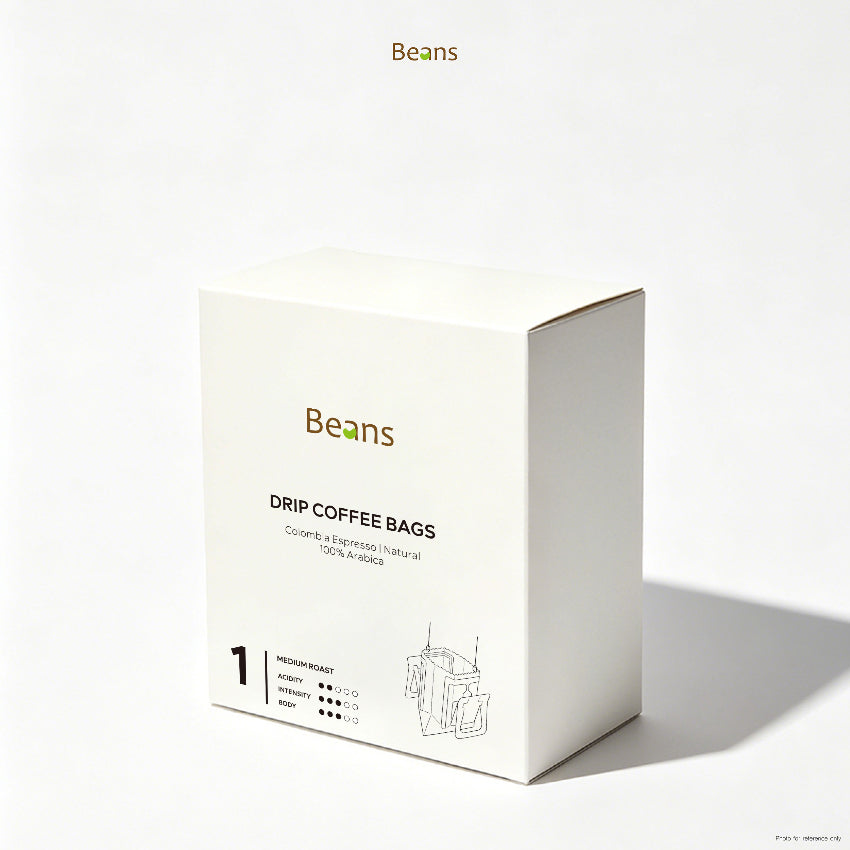 望月 X Beans：流心奶黃月餅（8件禮盒裝）+ Beans 濾掛式咖啡(天然)套裝